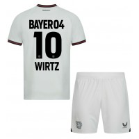 Bayer Leverkusen Florian Wirtz #10 Bortatröja Barn 2023-24 Kortärmad (+ Korta byxor)
